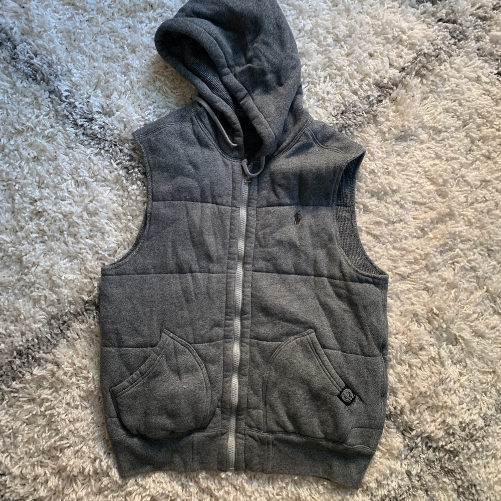 NWOT MENS POLO RALPH LAUREN HOODED VEST